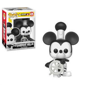 Disney 90 ° Anniversario Topolino Steamboat Willie Figura Pop! Vinyl