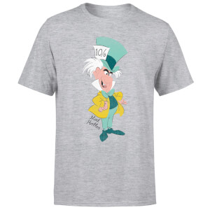 T-Shirt Homme Chapelier Fou Alice au Pays des Merveilles Disney - Gris