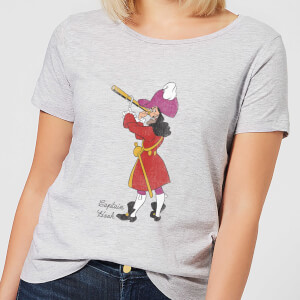 Disney Peter Pan Captain Hook Classic Women's T-Shirt - Grey