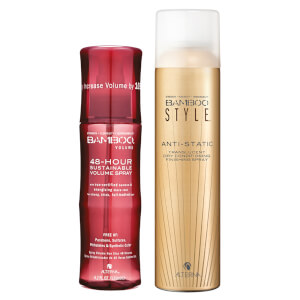 Alterna Bamboo Style Dry Finishing Spray and Volume 48 Hour Spray Duo