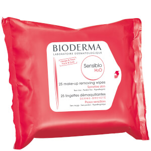 Bioderma Sensibio H2O Micelle Solution Make-Up Removing Wipes - 25 Pack