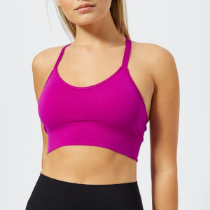 Lucas Hugh Women's Technical Knitted Adjustable Sports Bra - Violet