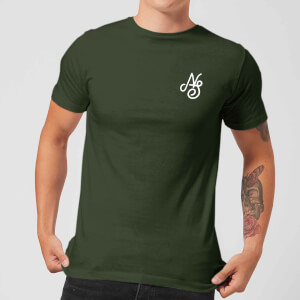 Native Shore Men's Essential Script T-Shirt - Forest Green