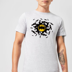 Batman Bat Swirl T-Shirt - Grau