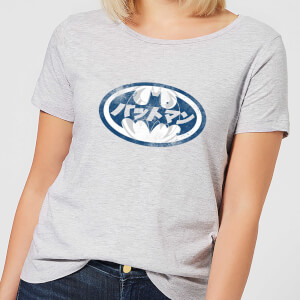 Batman Japanisches Logo Damen T-Shirt - Grau