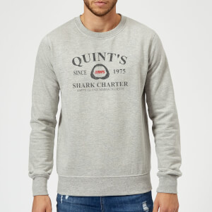 Jaws Quint's Shark Charter Sweatshirt - Grey