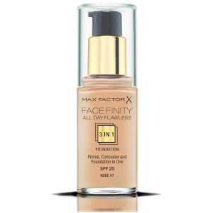 Max Factor Facefinity 3 in 1 All Day Flawless Foundation 30ml - 47 Nude
