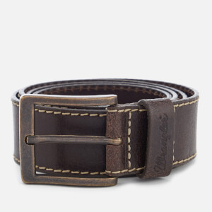 Wrangler Men's Stitched Belt - Brown