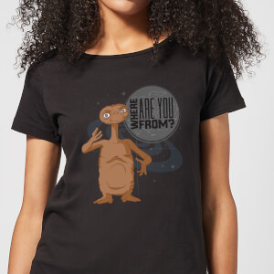 ET Where Are You From Women's T-Shirt - Black