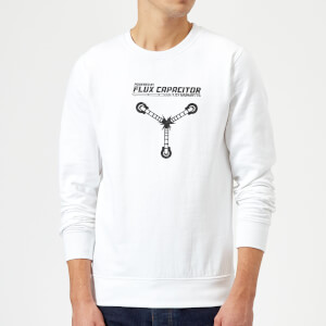 Sudadera Regreso al futuro Powered By Flux Capacitor - Hombre - Blanco