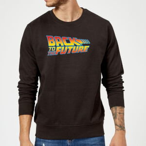 Sudadera Regreso al futuro Logo Clásico - Hombre - Negro