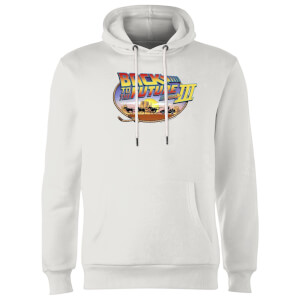 Back To The Future Lasso Hoodie - White