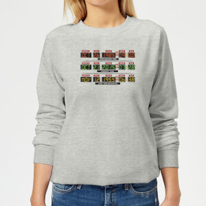 Back To The Future Destination Clock Women's Sweatshirt - Grey