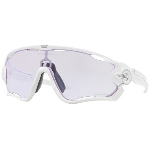 Oakley Jawbreaker Sunglasses - Polished White/Prizm Low Light