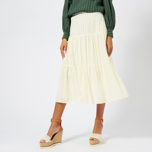See By Chloé Women's Midi Skirt - Natural White