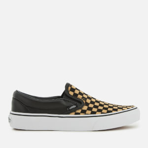 Vans Classic Slip-On Trainers - Checkerboard/True White