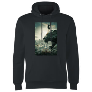 Black Panther Poster Hoodie - Black