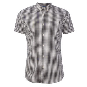 Broken Standard Men's Montgomery Checked Shirt - Grey