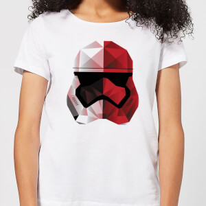 Star Wars Cubist Trooper Helmet Dames T-shirt - Wit