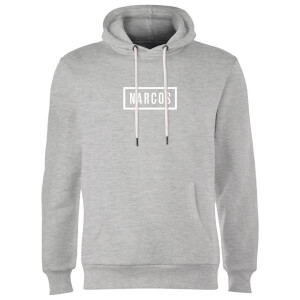 Sweat à Capuche Homme Logo Box Gris - Narcos - Gris