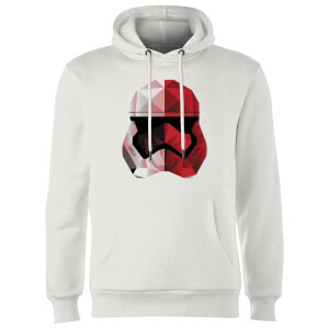 Felpa con cappuccio Star Wars Cubist Trooper Helmet White- Bianco