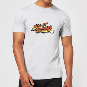 Street Fighter Logo Men's T-Shirt - Grey
