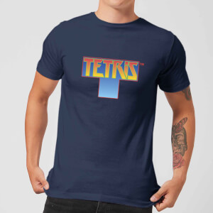 Tetris Block Men's T-Shirt - Navy