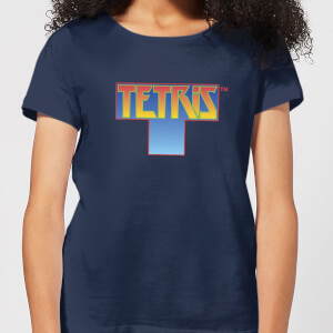 Tetris Block Women's T-Shirt - Navy