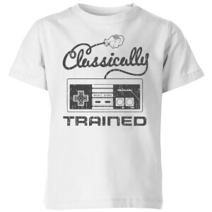 Nintendo Retro Classically Trained Kid's T-Shirt - White
