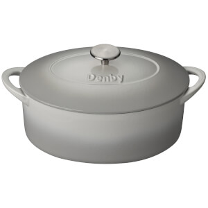 Denby Natural Canvas Cast Iron - 28cm Oval Casserole