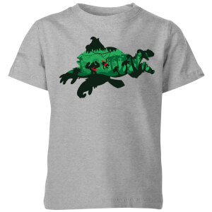 Nintendo Donkey Kong Silhouette Kid's T-Shirt - Grey