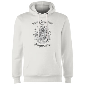 Harry Potter Waiting For My Letter From Hogwarts Hoodie - White