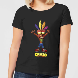 Crash Bandicoot Aku Aku Women's T-Shirt - Black