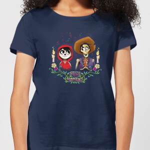 Coco Miguel Und Hector Damen T-Shirt - Navy Blau