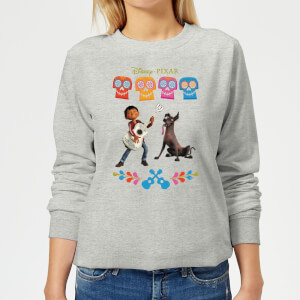 Disney Coco Miguel Logo Women's Sweatshirt - Grey