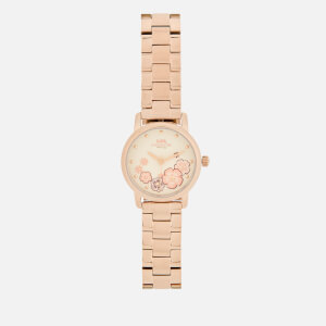 Coach Women's Grand Floral Watch - Rose Gold