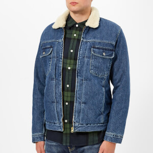 Edwin Men's Panhead Zipped Jacket - Mid Stone Wash