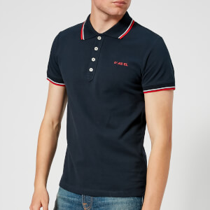 Diesel Men's Randy Broken Polo Shirt - Navy