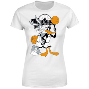 Space Jam Bugs And Daffy Tune Squad Women's T-Shirt - White