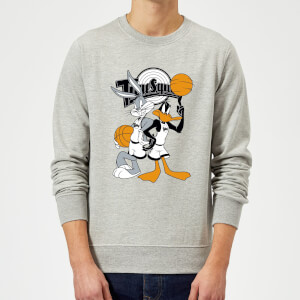 Space Jam Bugs And Daffy Tune Squad Sweatshirt - Grey