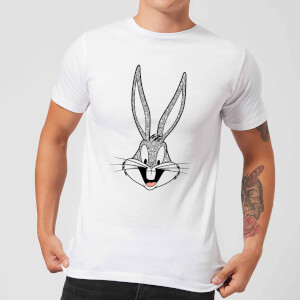 T-Shirt Homme Bugs Bunny Looney Tunes - Blanc