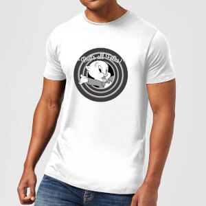 T-Shirt Homme That's All Folks ! Porky Pig Looney Tunes - Blanc