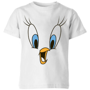 T-Shirt Enfant Titi Gros Plan Looney Tunes - Blanc