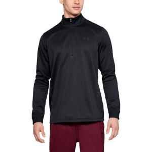 Under Armour Fleece 1/2 Zip Top - Black