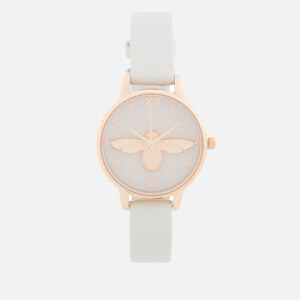 Olivia Burton Women's 3D Bee Watch - Blush/Rose Gold