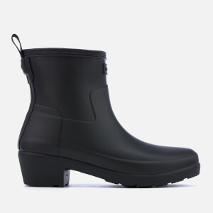 Hunter Women's Refined Low Heel Ankle Boots - Black