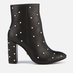 Kurt Geiger London Women's Swiss Leather Heeled Ankle Boots - Black