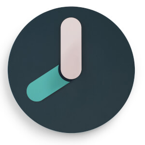 Normann Copenhagen Bold Wall Clock - Petrol