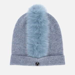 Charlotte Simone Women's Mo Mohawk Hat - Denim Blue