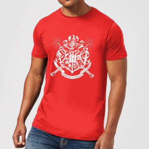 Camiseta Harry Potter Escudo Hogwarts - Hombre - Rojo